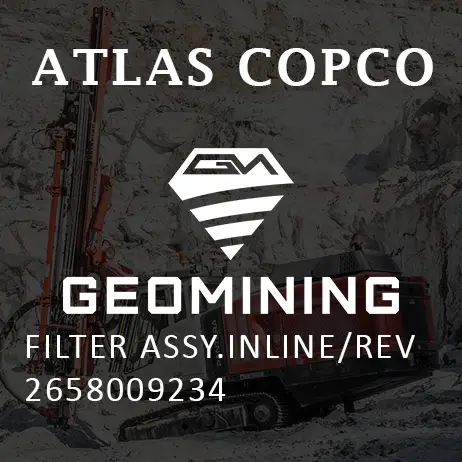 2658009234 ФИЛЬТР В СБОРЕ  ВСТРОЕННЫЙ/ОБРАТНЫЙ Atlas Copco / Epiroc