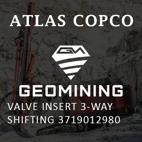 3719012980 ПРОСТАВКА КЛАПАНА 3-Х ХОДОВОЕ ПЕРЕКЛЮЧЕНИЕ Atlas Copco / Epiroc