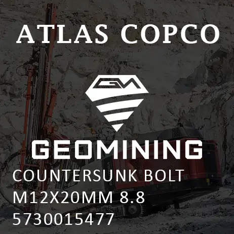 5730015477 БОЛТ С ПОТАЙНОЙ ГОЛОВКОЙ M12X20MM 8.8 Atlas Copco / Epiroc