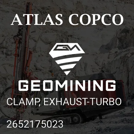 2652175023 ЗАЖИМ, ВЫПУСК-ТУРБО Atlas Copco / Epiroc