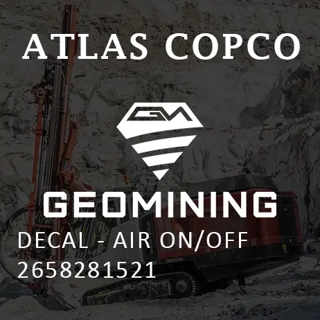 2658281521 НАКЛЕЙКА - ВОЗДУХ ВКЛ/ВЫКЛ Atlas Copco / Epiroc