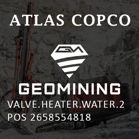 2658554818 КЛАПАН НАГРЕВАТЕЛЬ ВОДА 2-Х ПОЗИЦ. Atlas Copco / Epiroc