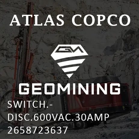 2658723637 ПЕРЕКЛЮЧАТЕЛЬ ДИСК 600В ПЕРЕМЕННОГО ТОКА 30АМП Atlas Copco / Epiroc