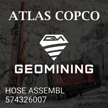 574326007 ШЛАНГ В СБОРЕ Atlas Copco / Epiroc