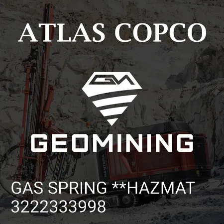 3222333998 ГАЗОВАЯ ПРУЖИНА **HAZMAT Atlas Copco / Epiroc