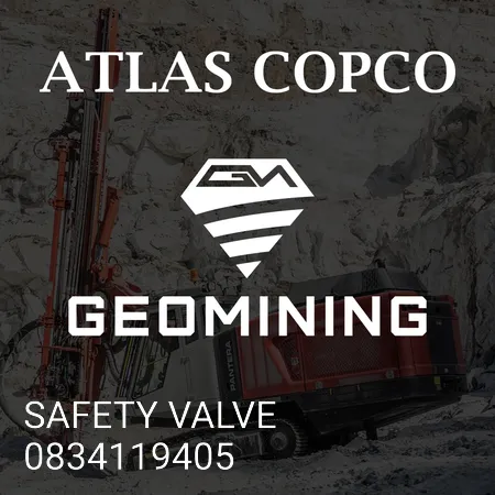 0834119405 ПРЕДОХРАНИТЕЛЬНЫЙ КЛАПАН Atlas Copco / Epiroc