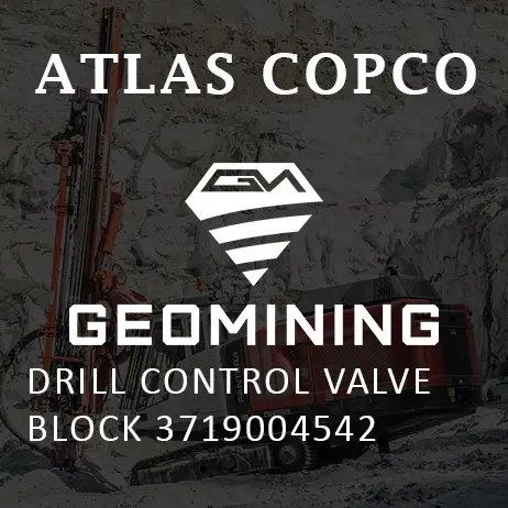 3719004542 БЛОК КЛАПАНА УПРАВЛЕНИЯ БУРОВОЙ БУРОВКОЙ Atlas Copco / Epiroc
