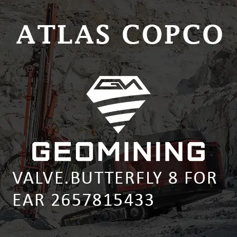 2657815433 КЛАПАН  БАБОЧКА 8 ДЛЯ УХА Atlas Copco / Epiroc