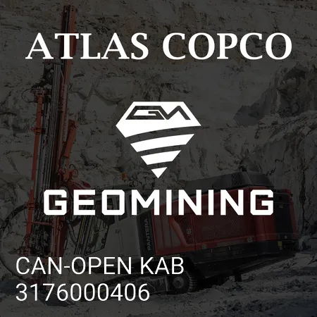 3176000406 CAN-OPEN KAB Atlas Copco / Epiroc