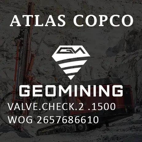 2657686610 КЛАПАН  ОБРАТНЫЙ  2  1500 WOG Atlas Copco / Epiroc