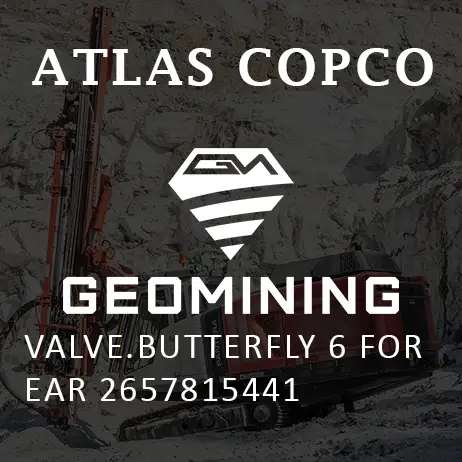 2657815441 КЛАПАН  БАБОЧКА 6 ДЛЯ УХА Atlas Copco / Epiroc