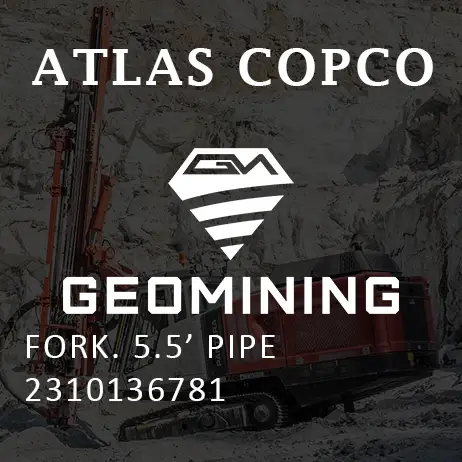 2310136781 ВИЛКА  ТРУБА 5 5' Atlas Copco / Epiroc