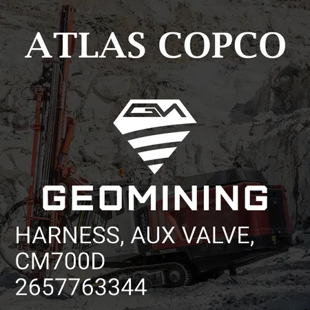 2657763344 ЖГУТ ПРОВОДОВ, ВСПОМОГАТЕЛЬНЫЙ КЛАПАН, CM700D Atlas Copco / Epiroc
