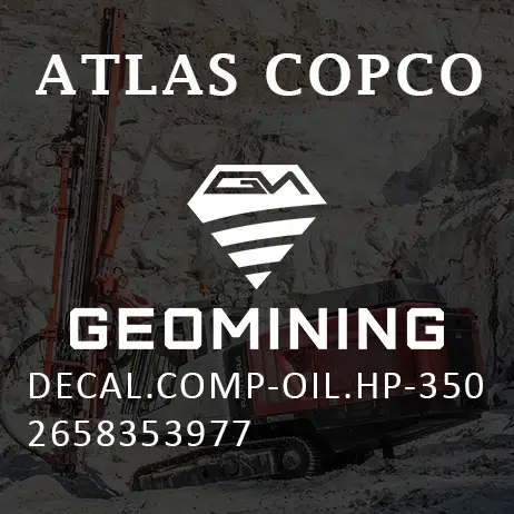 2658353977 ДЕКАЛЬ КОМП-МАСЛО HP-350 Atlas Copco / Epiroc