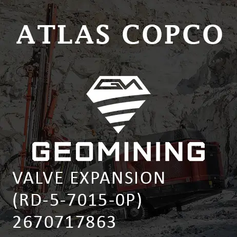 2670717863 КЛАПАН РАСШИРИТЕЛЬНЫЙ (RD-5-7015-0P) Atlas Copco / Epiroc