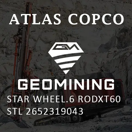 2652319043 КОЛЕСО ЗВЕЗДОЧКИ  6 ШТОКОВ XT60 STL Atlas Copco / Epiroc