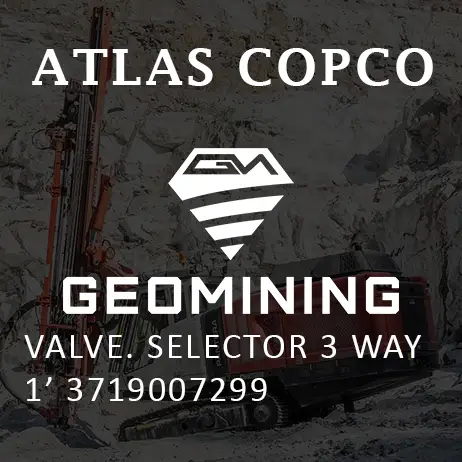 3719007299 КЛАПАН  СЕЛЕКТОРНЫЙ 3-Х ХОДОВОЙ 1' Atlas Copco / Epiroc