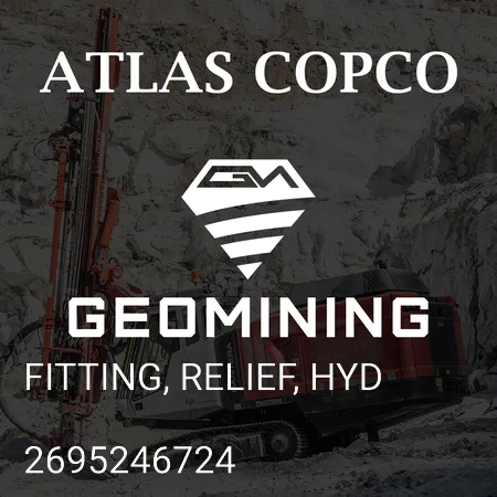 2695246724 ФИТИНГ, ПРЕДОХРАНИТЕЛЬНЫЙ, ГИДРАВЛИЧЕСКИЙ Atlas Copco / Epiroc