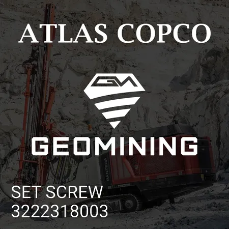3222318003 УСТАНОВОЧНЫЙ ВИНТ Atlas Copco / Epiroc