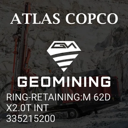 335215200 КОЛЬЦО СТОПОРНОЕ:M 62DX2.0T INT Atlas Copco / Epiroc