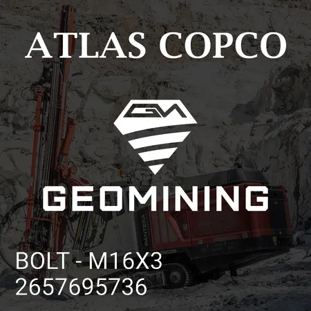 2657695736 БОЛТ - M16X3 Atlas Copco / Epiroc