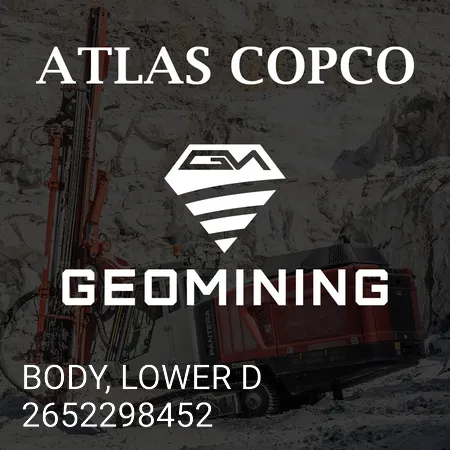 2652298452 КОРПУС, НИЖНЯЯ ЧАСТЬ D Atlas Copco / Epiroc