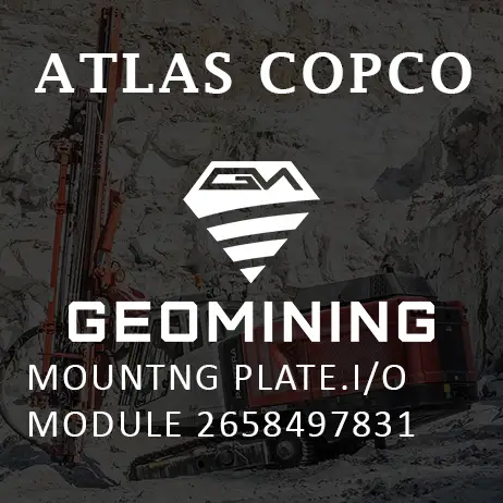 2658497831 МОНТАЖНАЯ ПЛАСТИНА  МОДУЛЬ ВВОДА/ВЫВОДА Atlas Copco / Epiroc