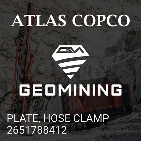 2651788412 ПЛАСТИНА, ЗАЖИМ ДЛЯ ШЛАНГА Atlas Copco / Epiroc