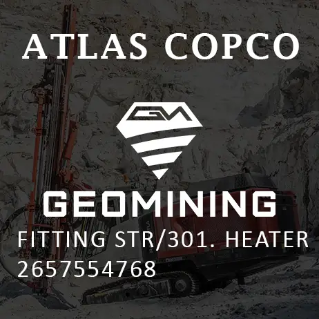 2657554768 ФИТИНГ STR/301  НАГРЕВАТЕЛЬ Atlas Copco / Epiroc