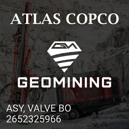 2652325966 ASY, КЛАПАН В.О. Atlas Copco / Epiroc