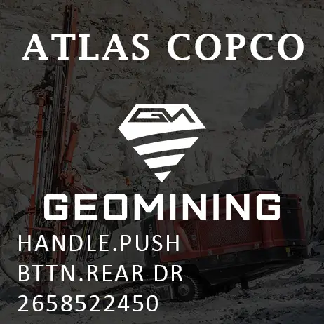 2658522450 РУЧКА  НАЖИМНАЯ КНОПКА  ЗАДНИЙ ДВЕРЬ Atlas Copco / Epiroc