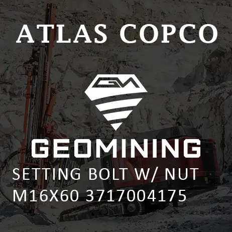 3717004175 УСТАНОВОЧНЫЙ БОЛТ С ГАЙКОЙ M16X60 Atlas Copco / Epiroc