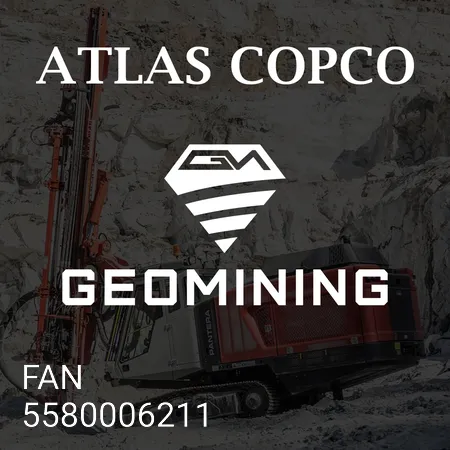 5580006211 ВЕНТИЛЯТОР Atlas Copco / Epiroc