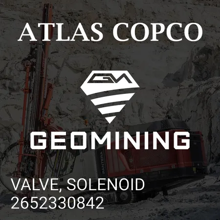 2652330842 КЛАПАН, ЭЛЕКТРОМАГНИТНЫЙ Atlas Copco / Epiroc