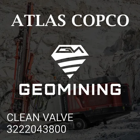 3222043800 ОЧИСТИТЕ КЛАПАН Atlas Copco / Epiroc